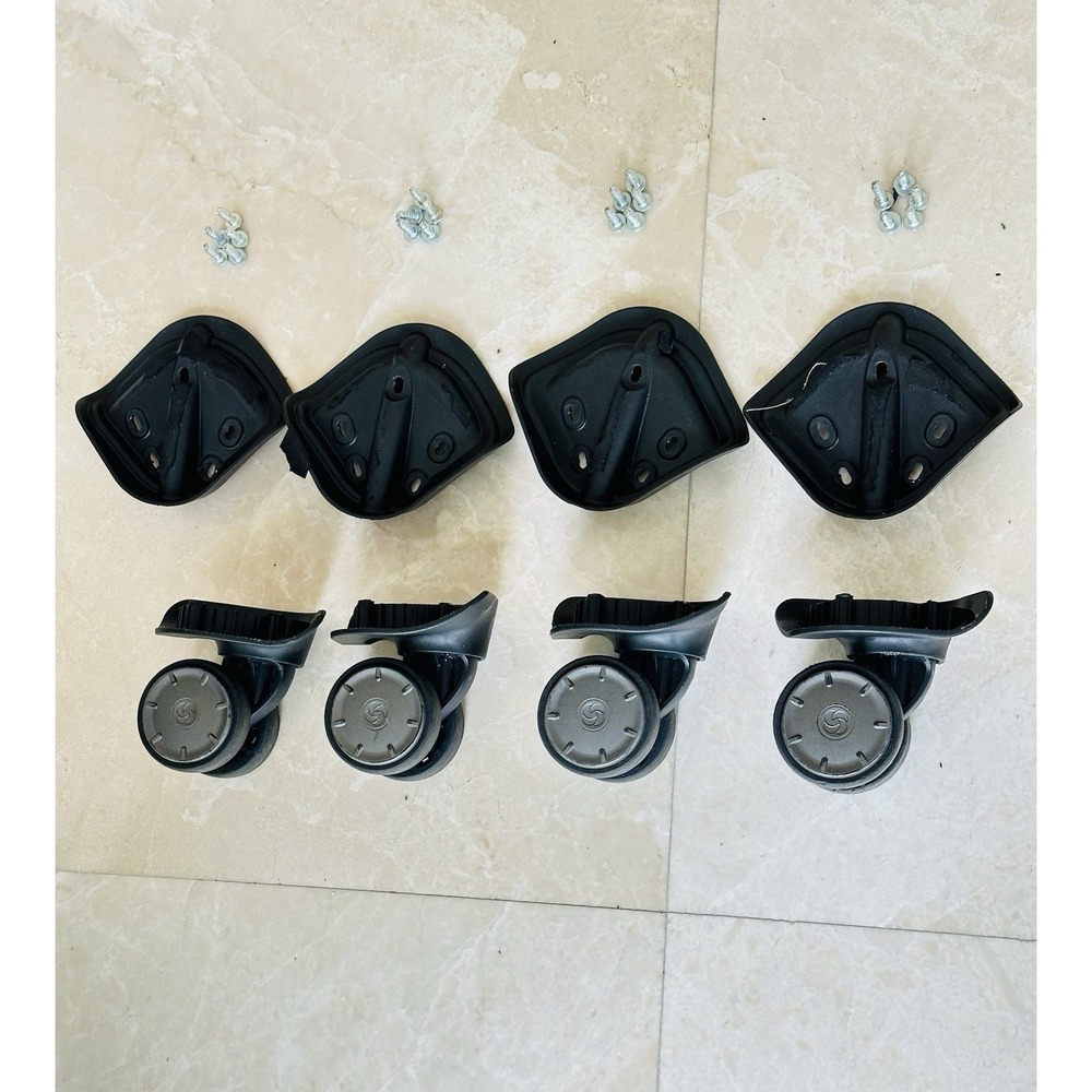 4 Replacement Wheels for Samsonite Amplitude/Element LXT  Luggage or Carry On